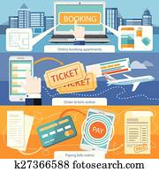 Pay Bills, Online Booking Apartments, Order Ticket Pay Bills, Online Booking Apartments, Order Ticket