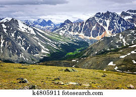 Rocky Mountains in Jasper National Park, Canada