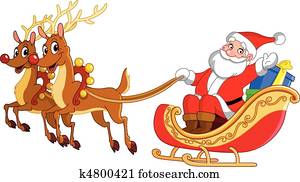 Santa sleigh Santa sleigh