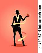 Woman With Measuring Tape