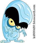 קירח, מפלצת