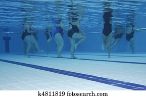 Aerobics class Aerobics class