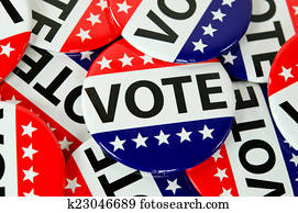 American voting buttons American voting buttons
