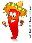 Chili Playing with Maracas Chili Playing with Maracas