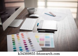 Designer's workspace with bokeh Designer's workspace with bokeh