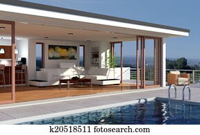 Modern House With Pool Modern House With Pool