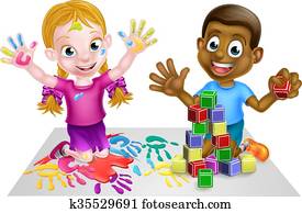 Playing Children Playing Children