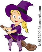 Witch on Her Broomstick Witch on Her Broomstick