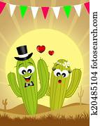 Cactus in love Cactus in love