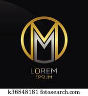 Letter M logo Letter M logo