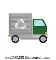 recycling truck clipart recycling truck clipart