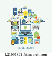 חכם, בית, איקונים, קבע