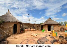 African village