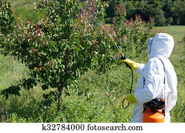 pesticida, pulverização