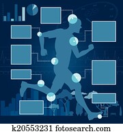 רץ, בריאות, infographics, מבנה