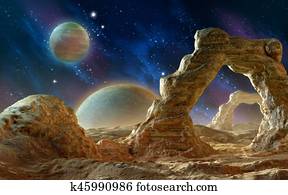 Alien landscape Alien landscape