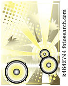 dj yellow poster background dj yellow poster background