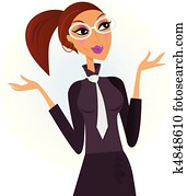 Modern professional businesswoman