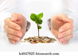 New life. Business concept.