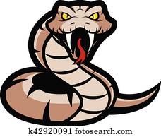 Viper snake mascot Viper snake mascot
