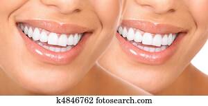 Woman teeth Woman teeth