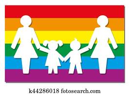 LGBT Parenting Pride Flag Icon Moms LGBT Parenting Pride Flag Icon Moms