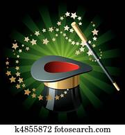Magic Hat and Wand Magic Hat and Wand