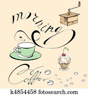 Morning Coffee Clipart Vectors | Our Top 1000+ Morning Coffee Graphics