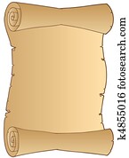 Old paper scroll Old paper scroll