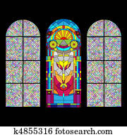 stained-glass window stained-glass window
