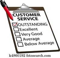 excelente, serviço freguês, avaliação, relatório, forma