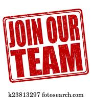Join our team stamp Join our team stamp