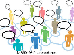 People talk social speech communication network connections People talk social speech communication network connections