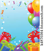 Birthday party card Birthday party card