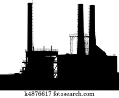 Factory Silhouette Factory Silhouette