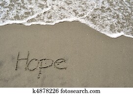Hope in the sand Hope in the sand