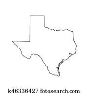 map of the U.S. state of Texas map of the U.S. state of Texas