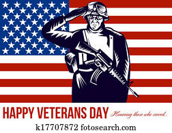 US Veterans Day Remembrance Greeting Card US Veterans Day Remembrance Greeting Card