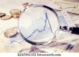 Magnifier shows the evolution of the market