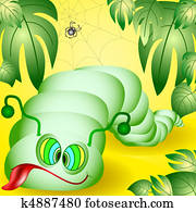 The amusing caterpillar The amusing caterpillar