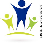 comunidad, -, adulto, y, niños