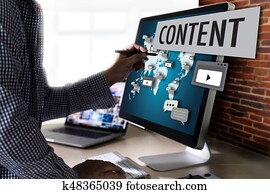 content marketing Content Data Blogging Media Publication Information Vision Concept content marketing Content Data Blogging Media Publication Information Vision Concept