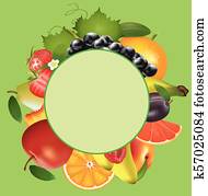Fruit background Fruit background