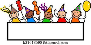 Party Banner Kids Party Banner Kids
