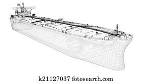 Tanker crude oil carrier ship Tanker crude oil carrier ship