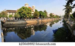 Dutch colonial architecture in Kota, Jakarta, Indonesia