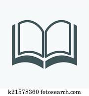 livro, ícone