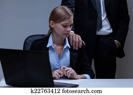 Molestation, em, local trabalho