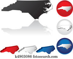 State of North Carolina Icons