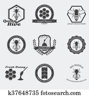 דבורה, סמלים